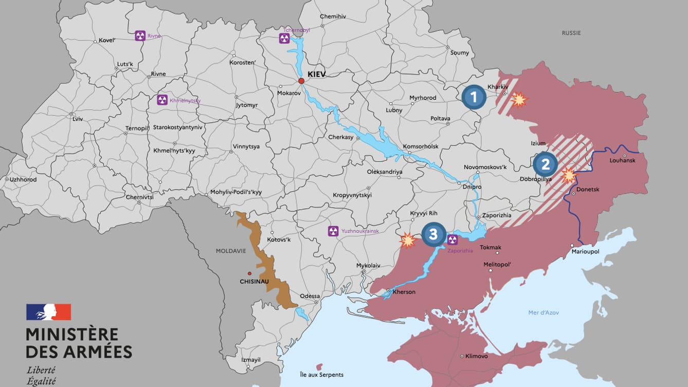La situation en Ukraine au 11 septembre 2022.