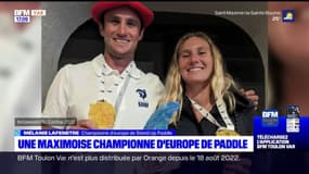 Var: Mélanie Lafenêtre, originaire de Sainte-Maxime, championne d'Europe de paddle