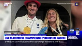 Var: Mélanie Lafenêtre, originaire de Sainte-Maxime, championne d'Europe de paddle