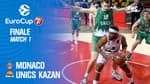 Résumé : Monaco 89-87 Unics Kazan - Eurocup Finale match 1