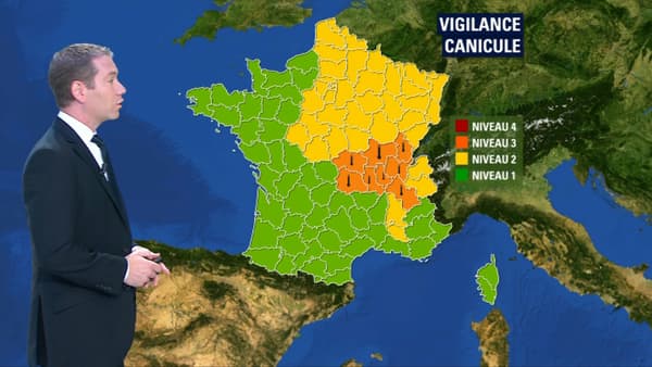 Attention à la canicule dans le Centre-Est de la France. Attention à la canicule dans le Centre-Est de la France.