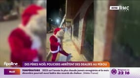 Des pères Noël policiers arrêtent des dealers au Pérou