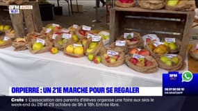 Orpierre: la 21e édition du marché aux fruits anciens