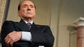 Silvio Berlusconi le 7 mai 2018 au Quirinal, à Rome