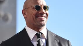 Dwayne Johnson reçoit son étoile à Hollywood le 13 décembre 2007