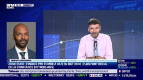 L'éco du monde : Zone euro, l'indice PMI tombe à 46,5 en octobre (plus fort recul de la confiance en trois ans) - 24/10