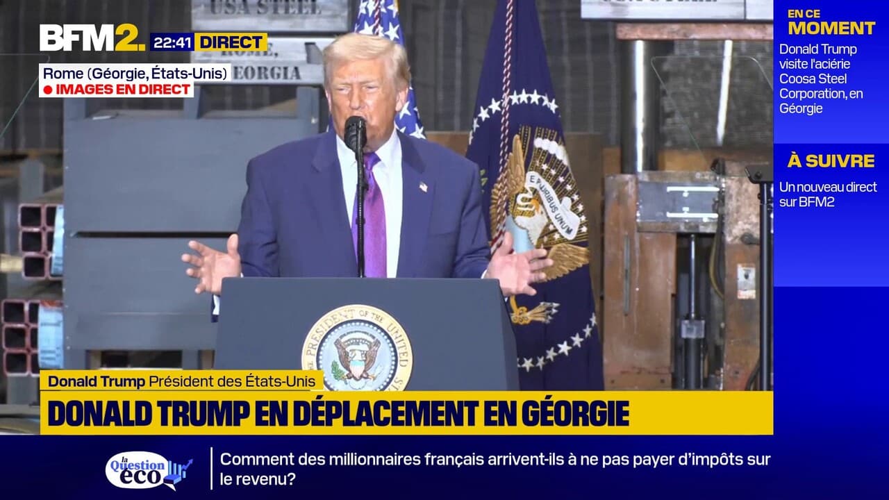 Pour Donald Trump, "sans les droits de douane" les États-Unis seraient "en faillite" Kép