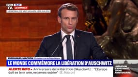Au mémorial de Yad Yashem, Emmanuel Macron appelle à "inspirer notre jeunesse (..) pour qu'à son tour elle puisse dire "plus jamais ça""