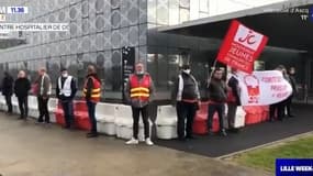 200 personnes se sont rassemblées samedi à Douai pour demander l'ouverture nocturne des urgences pédiatriques. 
