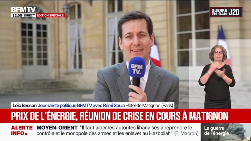 Prix de l'énergie: une réunion de crise en cours à Matignon
