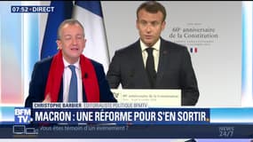 L’édito de Christophe Barbier: Macron, une réforme pour s'en sortir