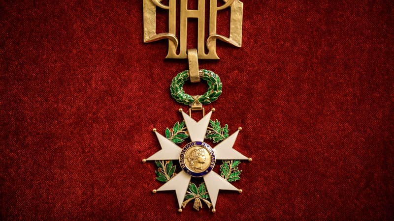 Le grand collier de la Légion d'honneur à l'Elysée, le 18 septembre 2021