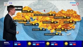 Météo Marseille-Provence du 16 janvier: un dimanche sous le soleil, un maximum de 13°C cet après-midi à Fréjus