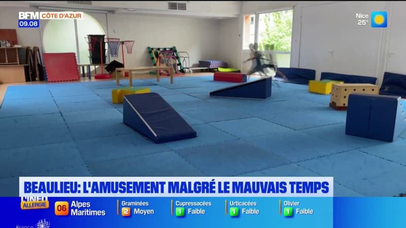 Beaulieu-sur-Mer: les centres aérés doivent s'adapter au mauvais temps