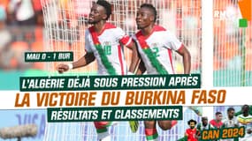 Can 2023 : le Burkina Faso s'impose, l'Algérie déjà sous pression, résultats et classements