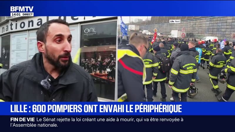 "On a réellement besoin d'effectifs": 600 sapeurs-pompiers mobilisés à Lille