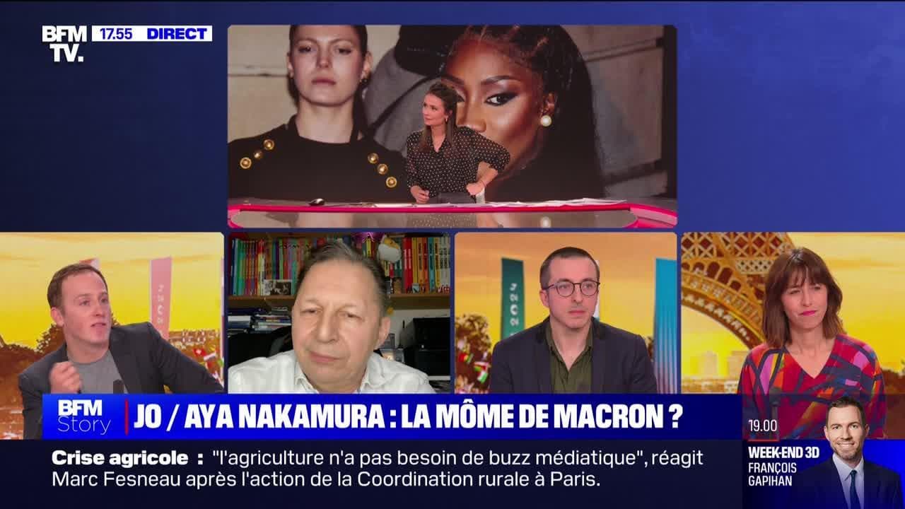 Story 3 : Cérémonie JO Paris 2024, Aya Nakamura courtisée par Emmanuel  Macron - 01/03