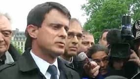 Manuel Valls, mardi 21 mai, à la cathédrale Notre-Dame de Paris