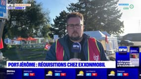 Pénurie de carburant: les réquisitions des personnels "illégales" pour la CGT à Port-Jérôme