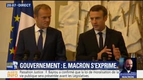 Macron réaffirme son souhait de "refonder une politique européenne ambitieuse"