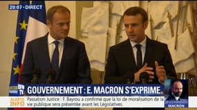 Macron réaffirme son souhait de "refonder une politique européenne ambitieuse"