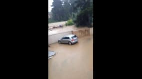 Orages: les images de Chaponnay inondée