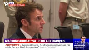 Présidentielle: Emmanuel Macron officialise sa candidature dans une "Lettre aux Français"