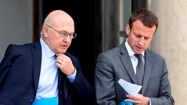 Emmanuel Macron et Michel Sapin compte sur le plan Juncker pour relancer l'investissement