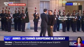 Volodymyr Zelensky à Paris: Emmanuel Macron promet de fournir des "dizaines de véhicules blindés et de chars légers" à l'Ukraine