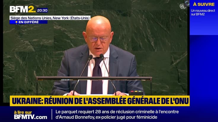Guerre en Ukraine: "Les Occidentaux utilisent l'Ukraine comme pion tant qu'ils en ont besoin", estime le représentant russe à l'ONU