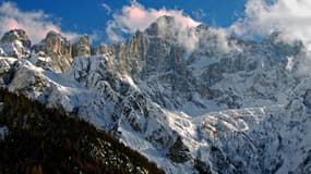 La région des Dolomites en Italie. Image d'illustration.