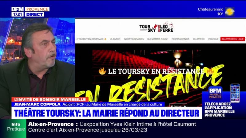 Marseille: la municipalité demande au théâtre Toursky de signer une convention d'occupation temporaire