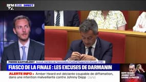 Stade de France: pour Pierre Barhélémy (Football Supporters Europe), les excuses de Gérald Darmanin ne sont "pas sincères"