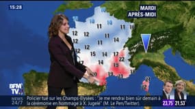 La météo pour ce mardi 25 avril 2017