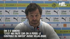 OM: "C'est ma faute car on a perdu le contrôle du match" avoue Villas-Boas