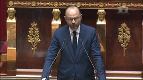 Edouard Philippe lors de son discours de politique générale.