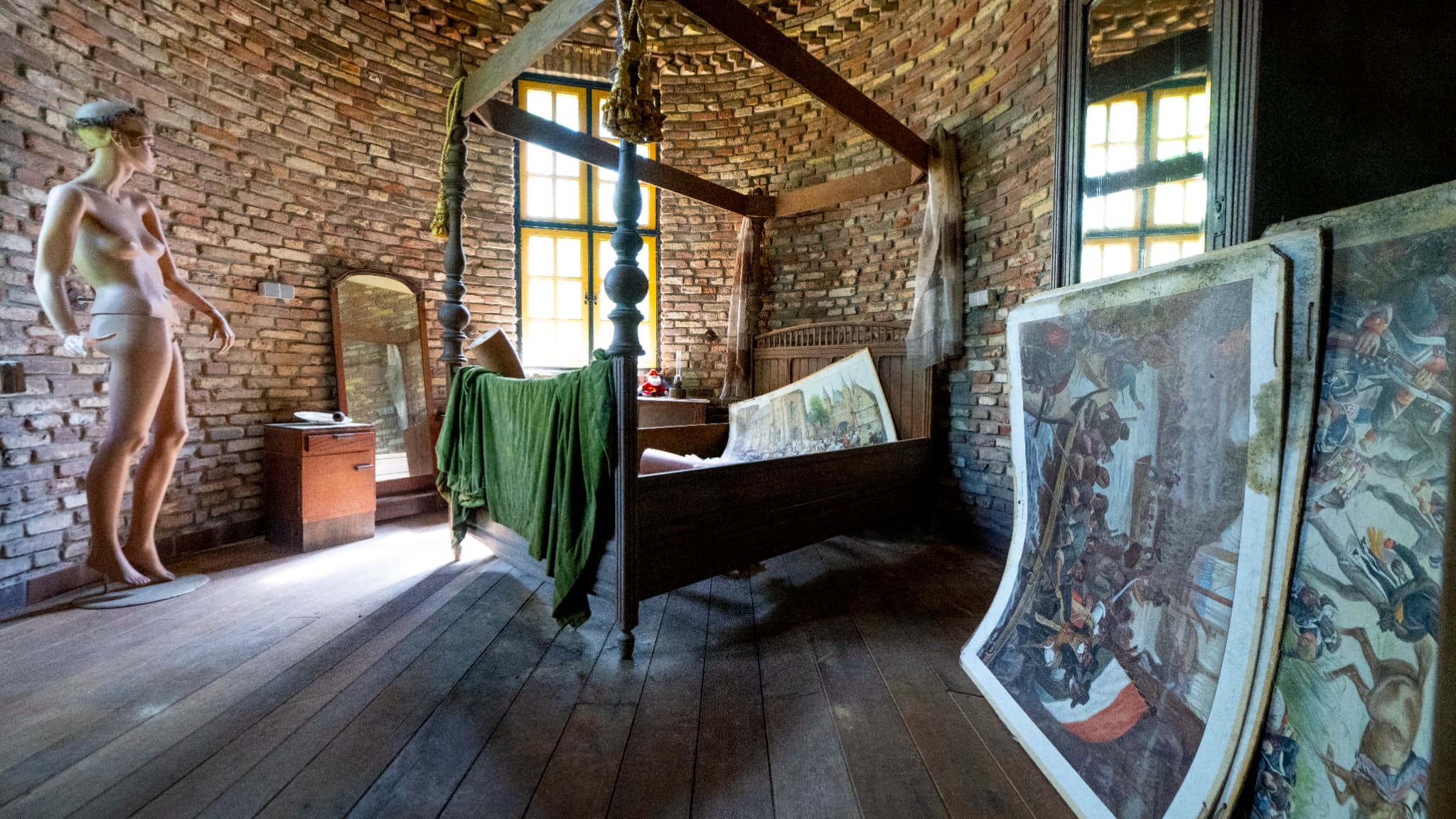 Le château d'Olt Stoutenburght à Blesdijke aux Pays-Bas, le 6 mai 2024