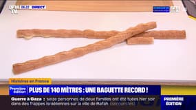  140,53 mètres: le record du monde de la plus longue baguette battu à Suresnes