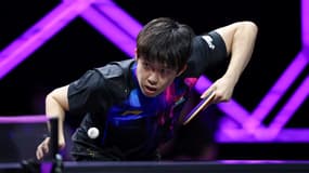 Wang Chuqin lors du WTT de Yokohama, en août 2025.