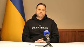 Andriy Yermak, chef de l'administration présidentielle ukrainienne, le 12 janvier 2023sur BFMTV