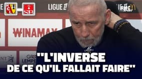 Lens 2-0 Brest : "L'inverse de ce qu'il fallait faire", Eric Roy furieux
