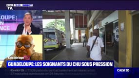 Une soignante "a été braquée avec un fusil à pompe sur la tempe", confirme le directeur du CHU de Guadeloupe