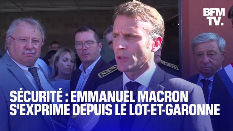 Nouvelles brigades de gendarmerie: Emmanuel Macron s'exprime depuis le Lot-et-Garonne