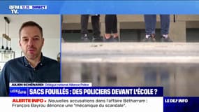 Sacs fouillés devant les écoles: "Ça impliquerait des effectifs supplémentaires", assure le délégué national Alliance Police