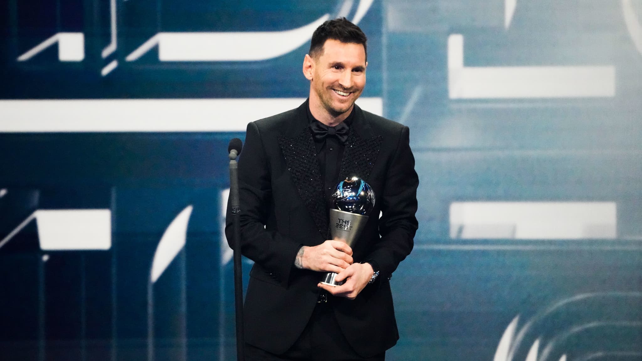 LIVE FIFA The Best Messi crowned best player of the year, the