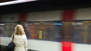 Le RER à la station Auber, à Paris. (photo d'illustration)