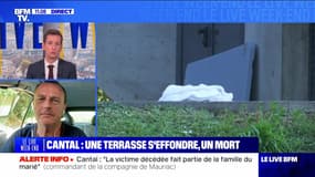 Cantal : une terrasse s'effondre, un mort - 28/07