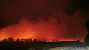 Un incendie en Gironde le 12 septembre 2022
