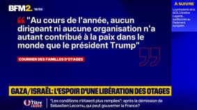 Des familles d'otages israéliens soutiennent Donald Trump comme Prix Nobel de la paix
