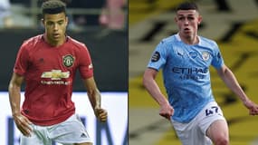 Mason Greenwood et Phil Foden